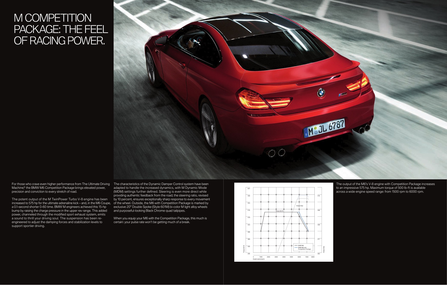 2014 BMW 6-Series M6 Brochure Page 21
